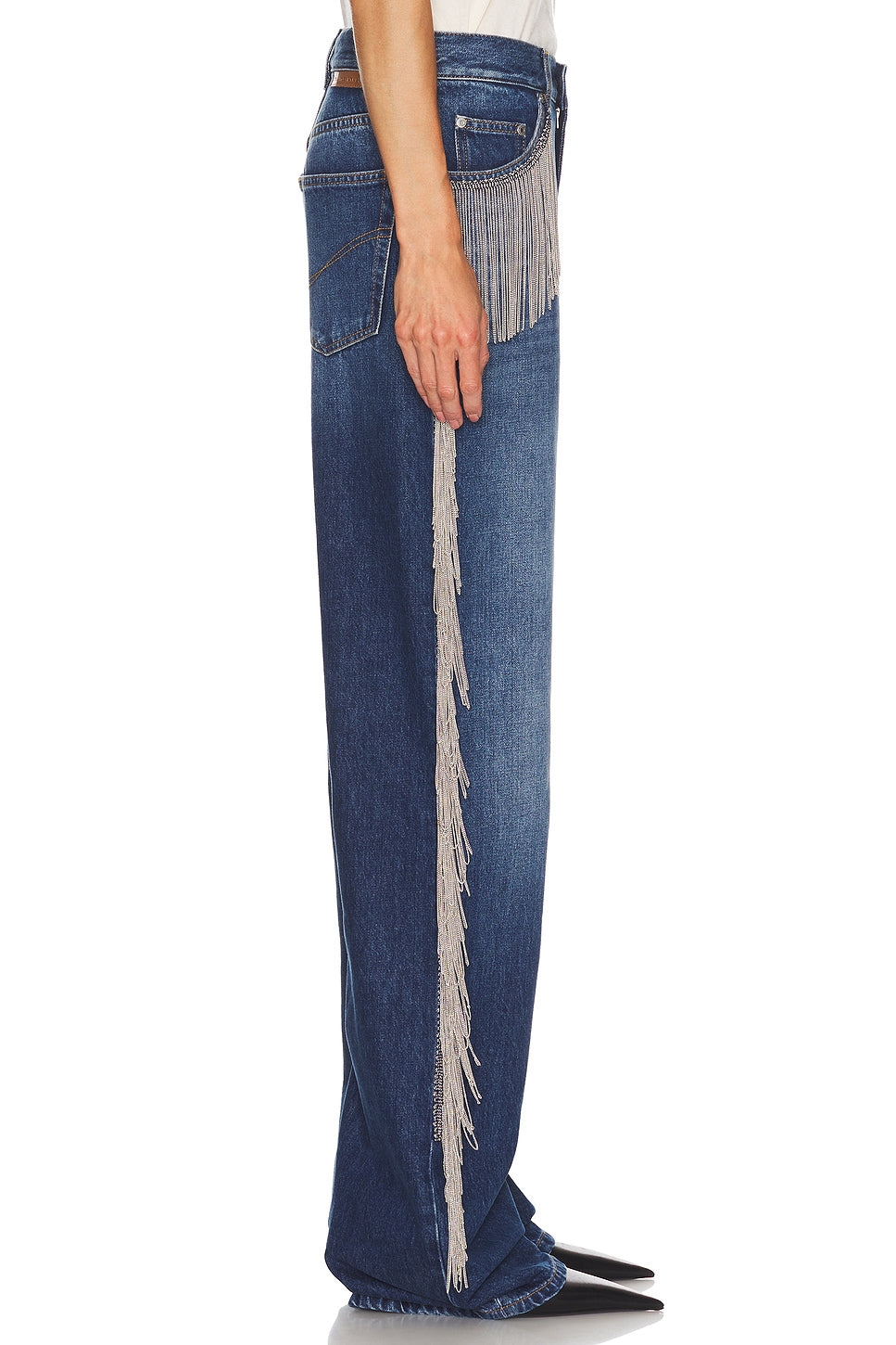 Chain Fringes Wide Leg