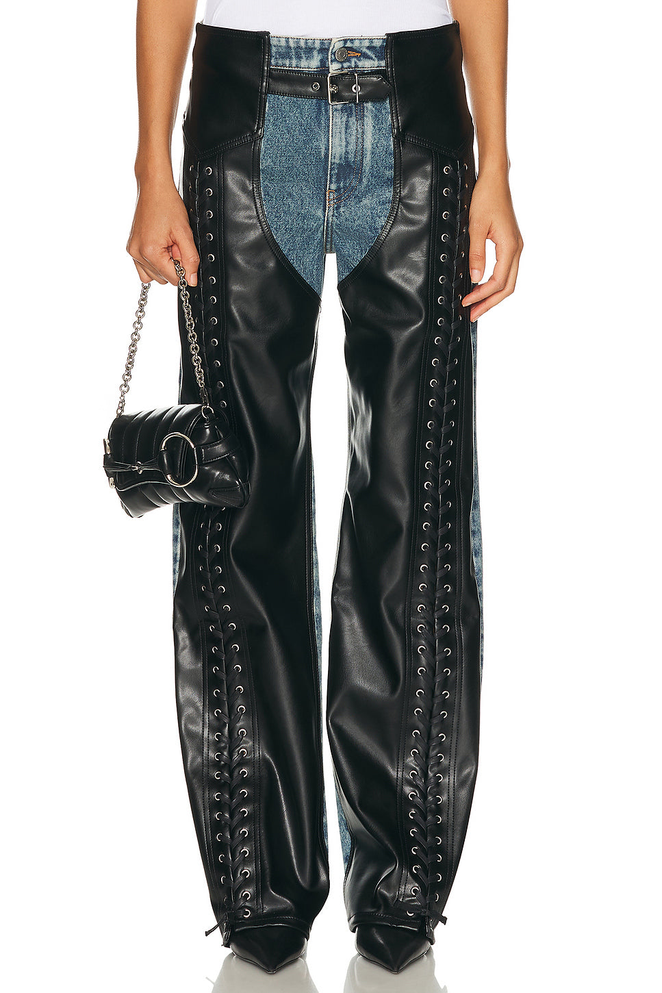 Laced Denim Chap