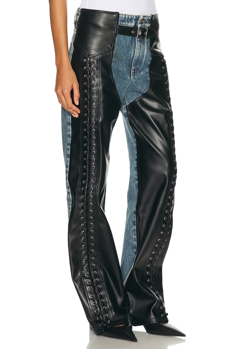 Laced Denim Chap