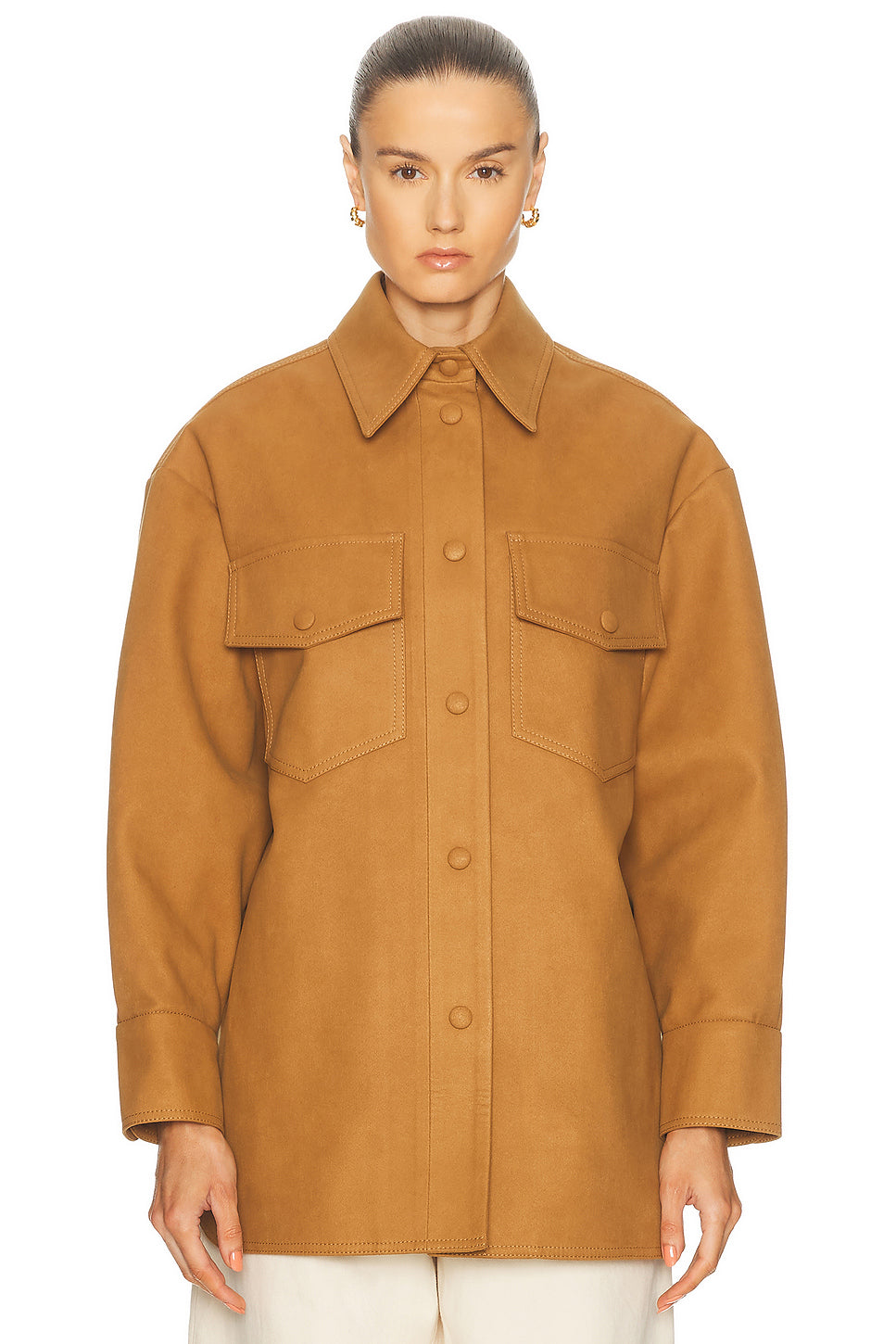 Suede Overshirt