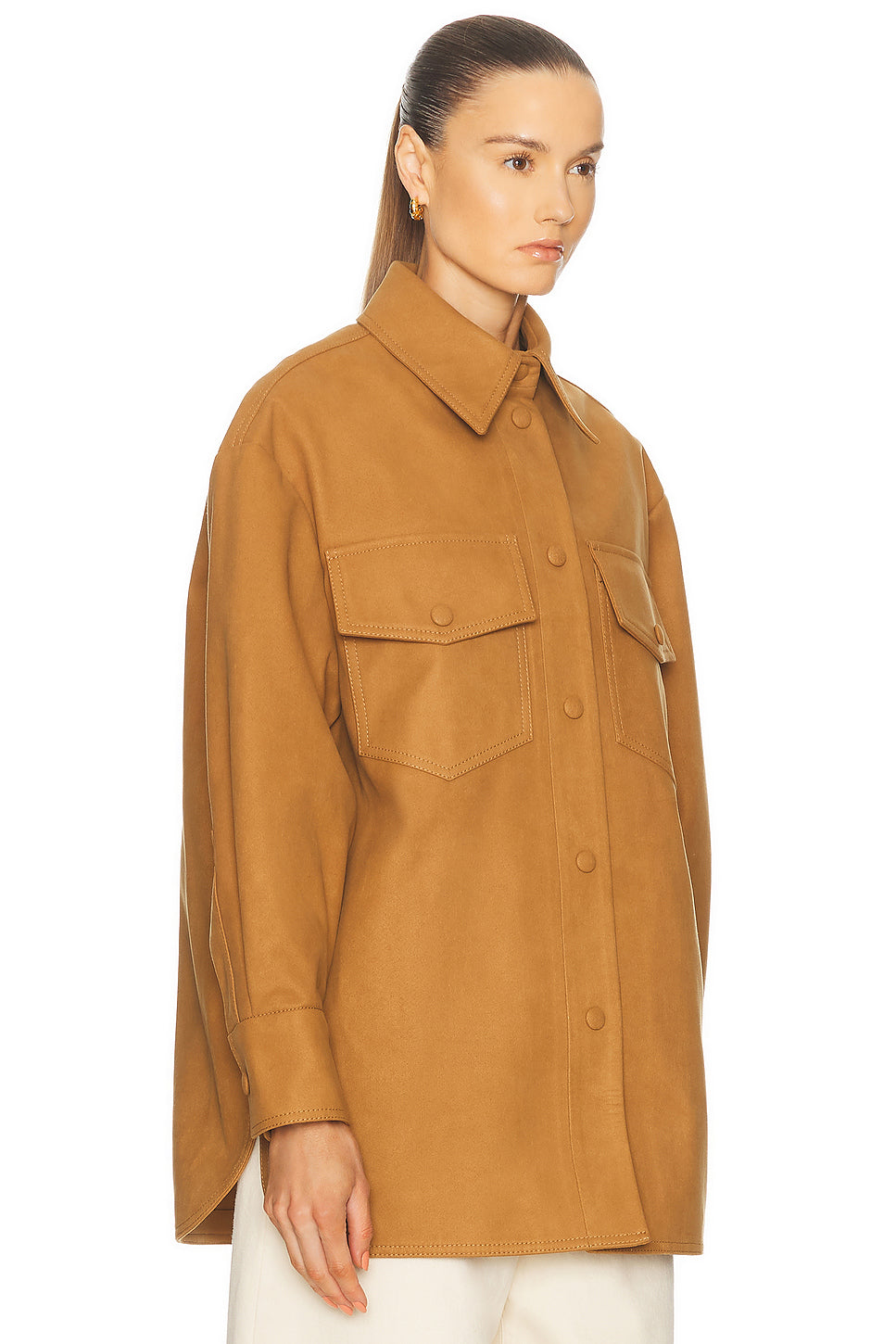 Suede Overshirt