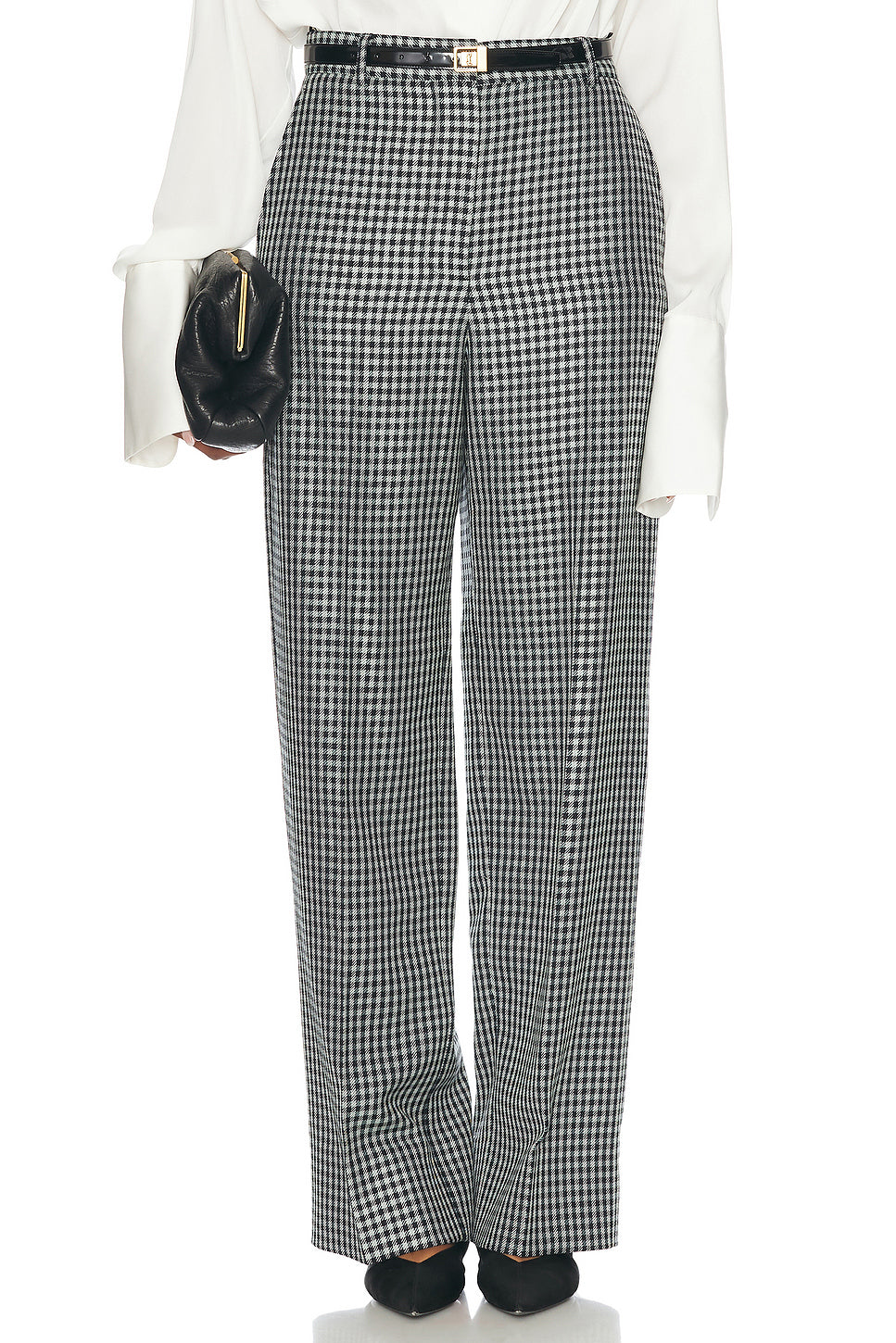 Checked Loose Pant