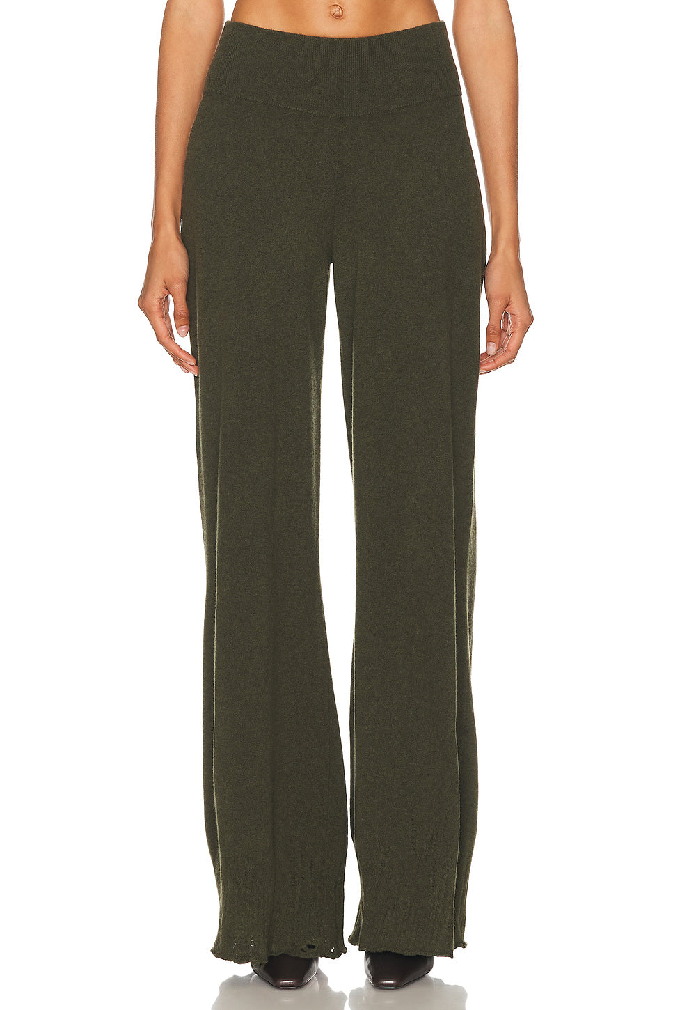 Wool Wide Leg Pant