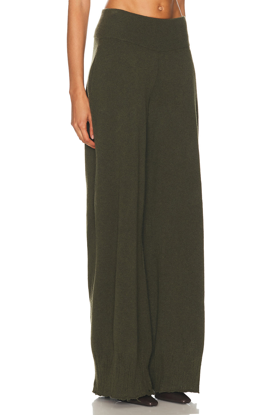 Wool Wide Leg Pant