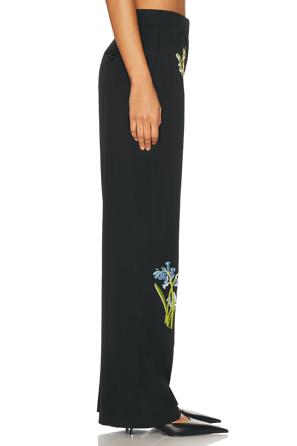 Drop Waist Tailored Trouser Pant