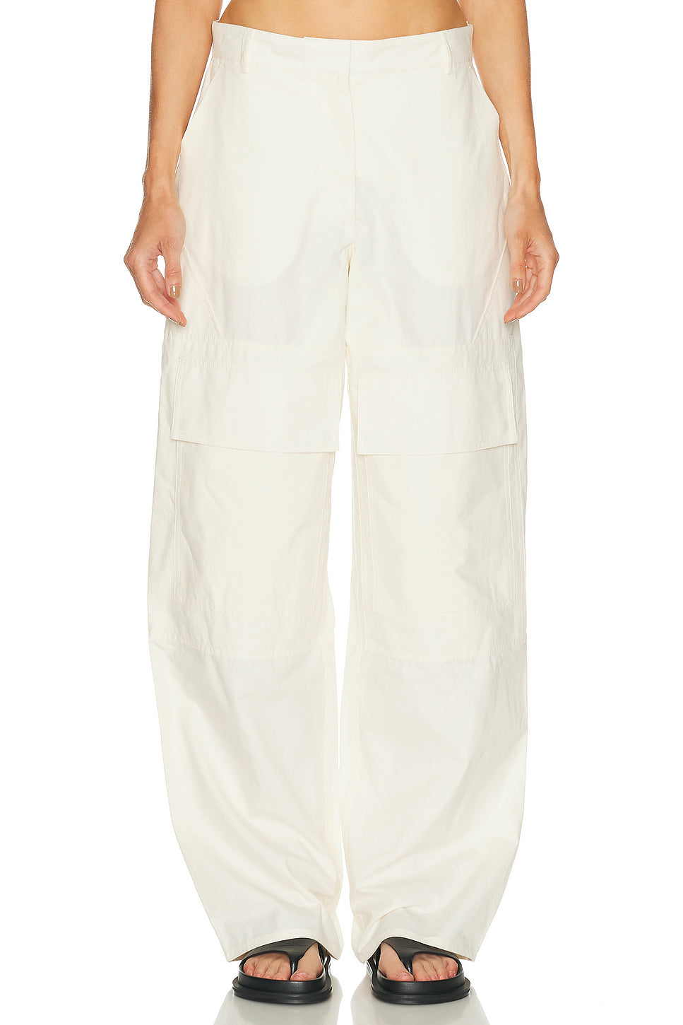 Washed Cotton Cargo Trouser