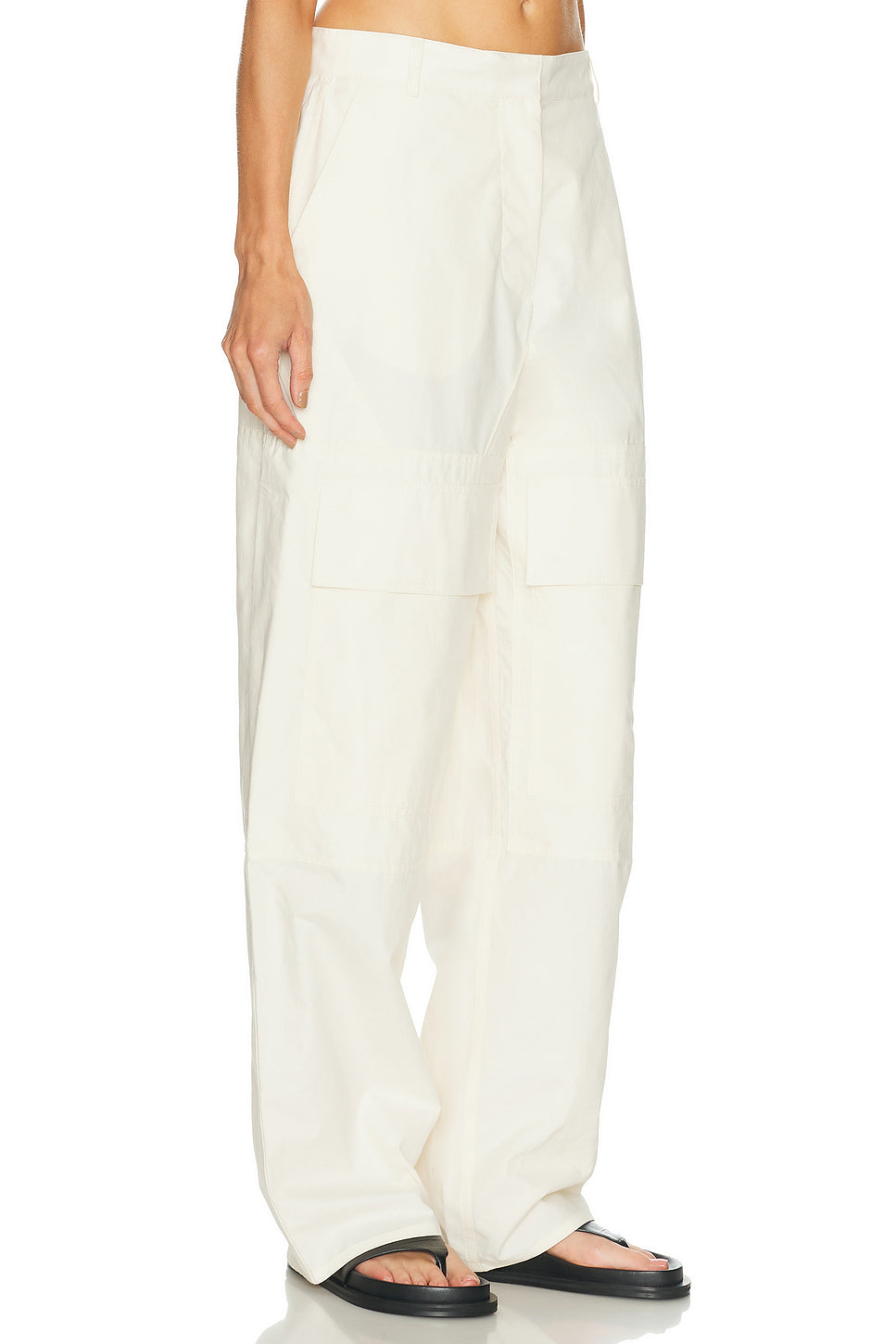 Washed Cotton Cargo Trouser