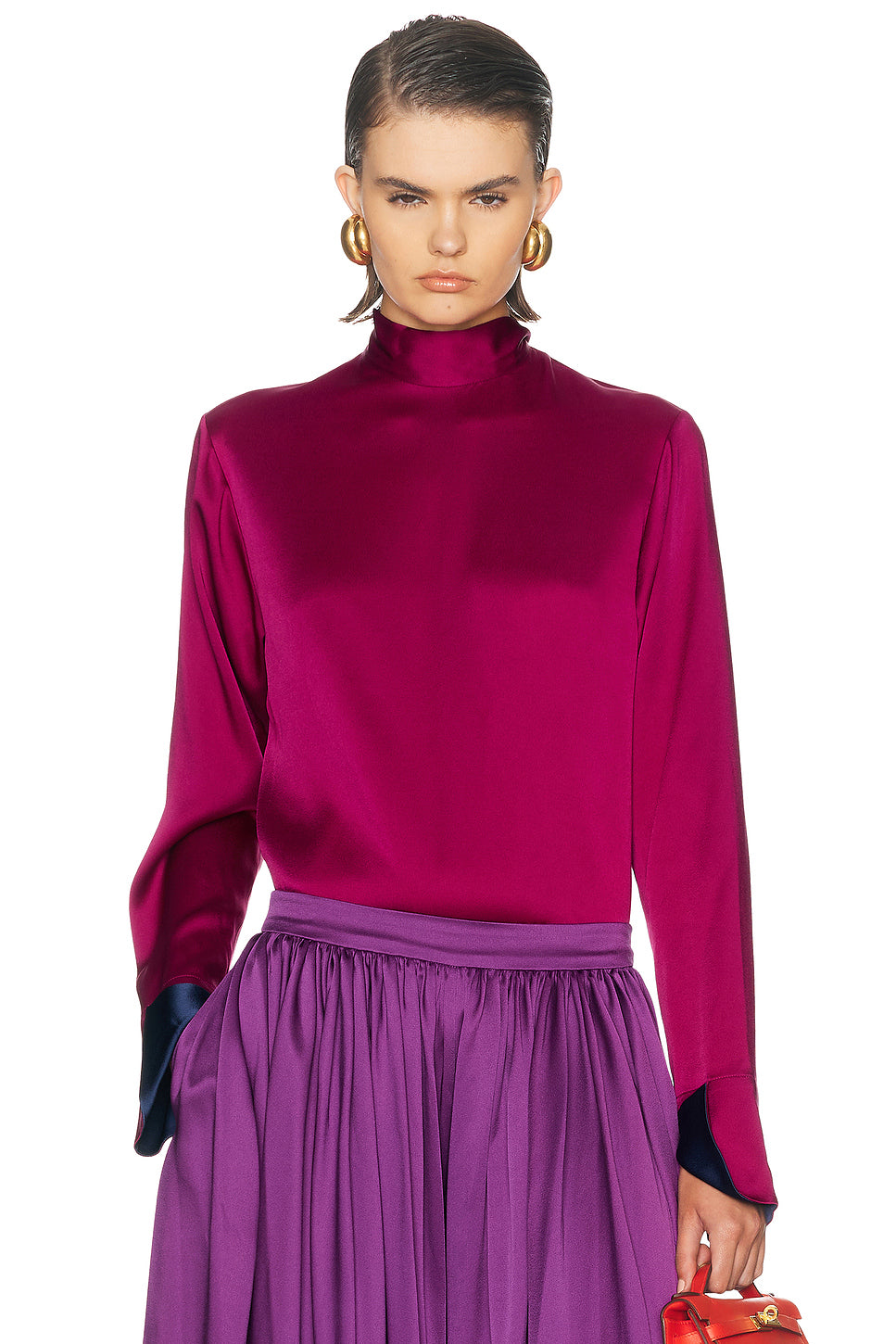 Tie Back Satin Top