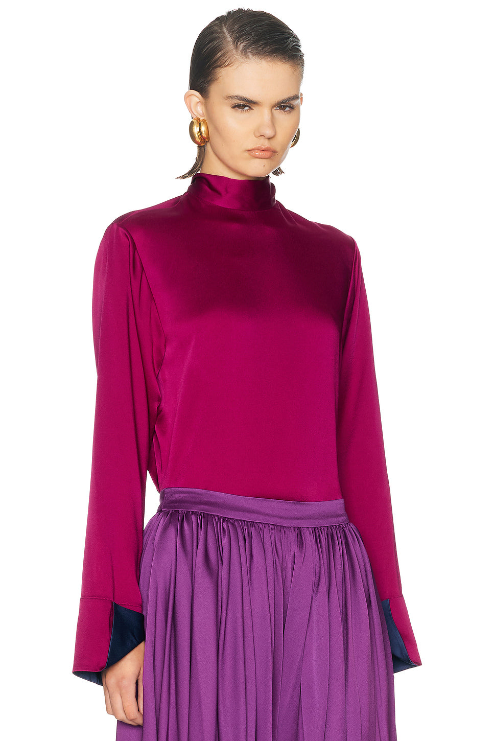 Tie Back Satin Top
