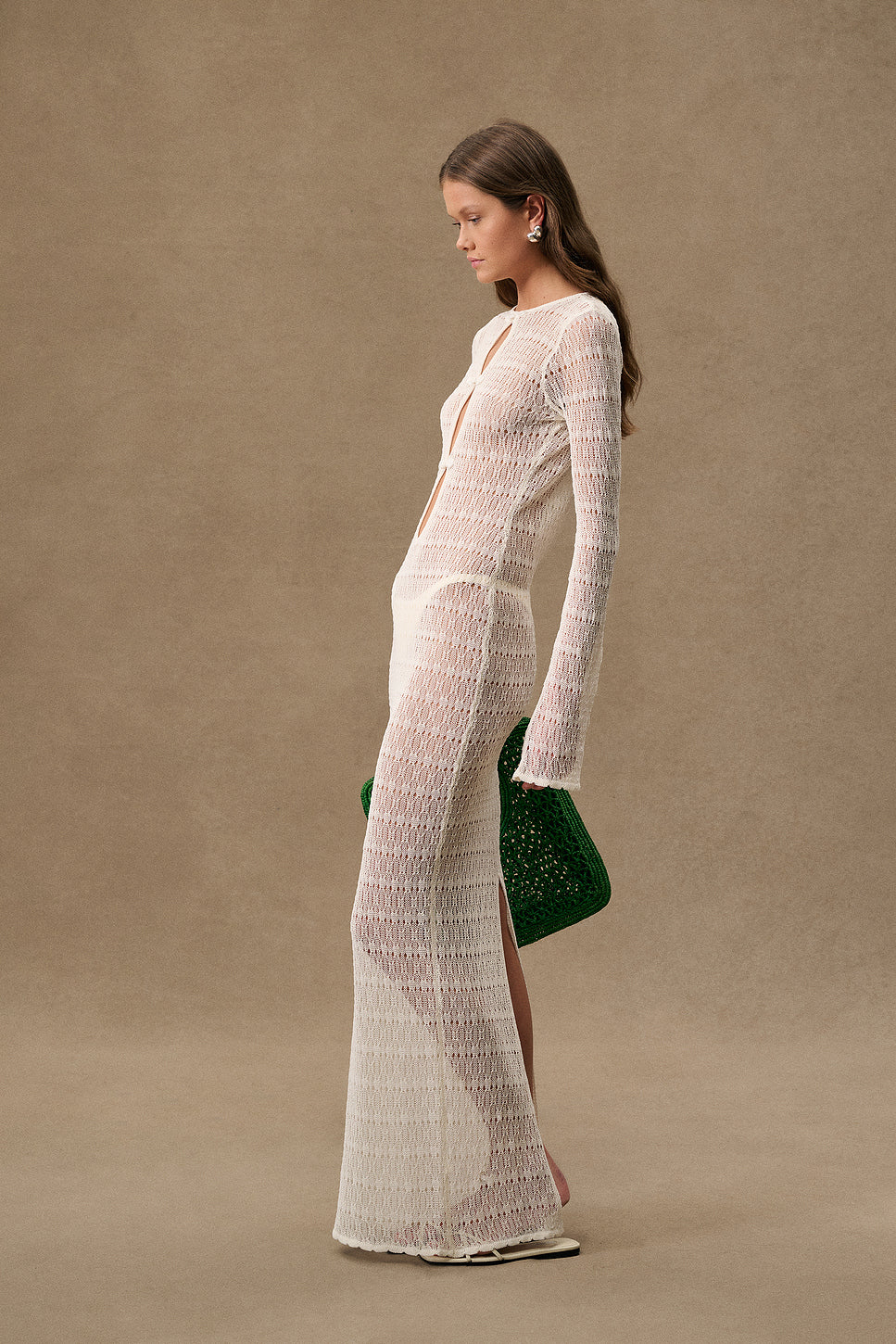 for FWRD Keyhole Crochet Dress