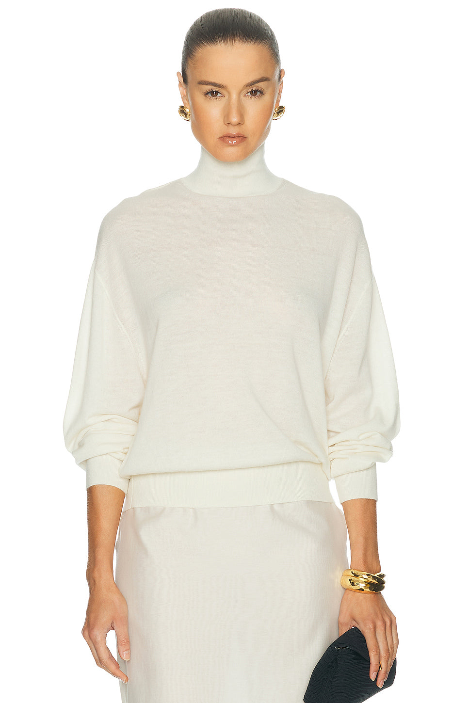Relaxed Cashmere Turtleneck Sweater