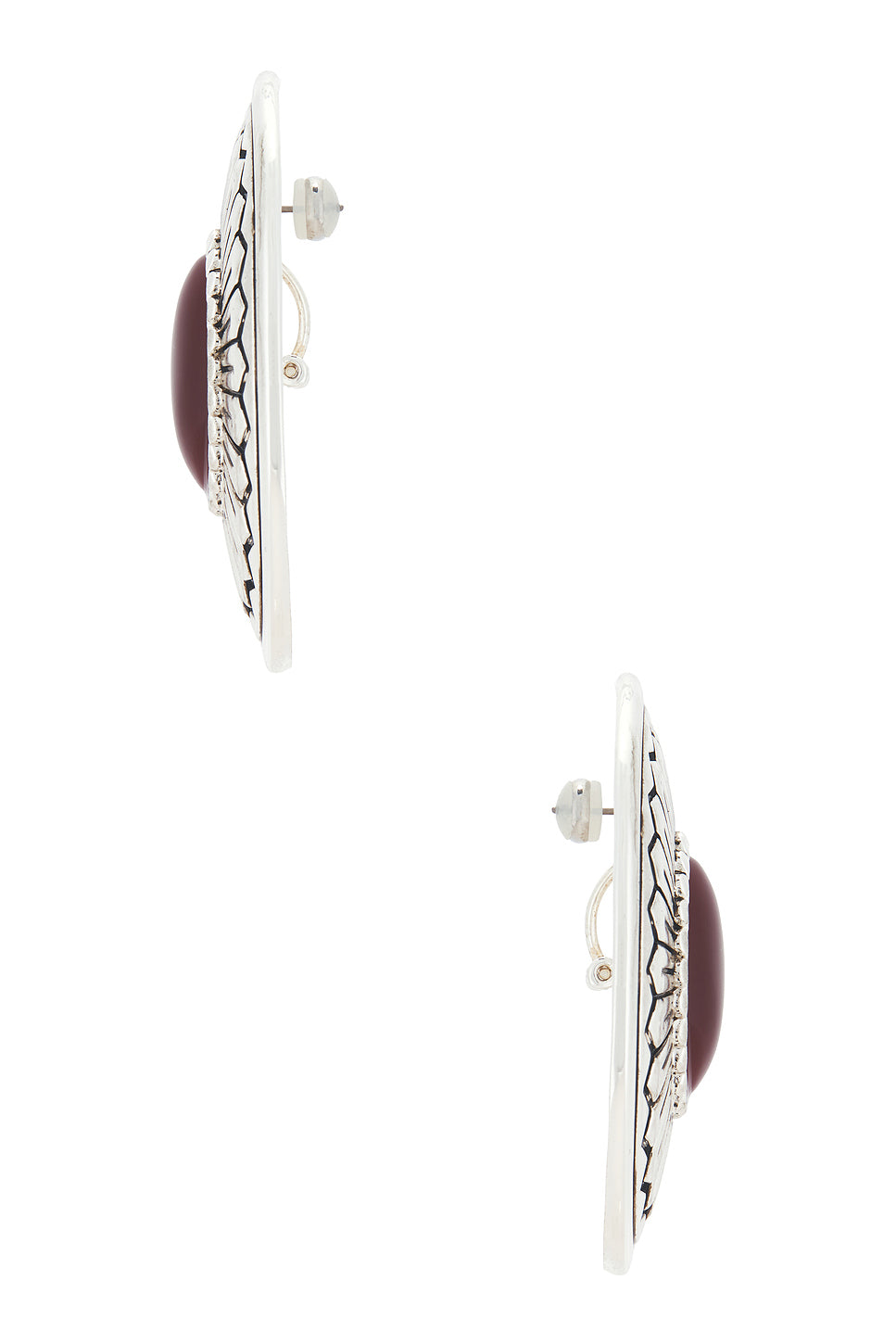 Western Oval Earrings