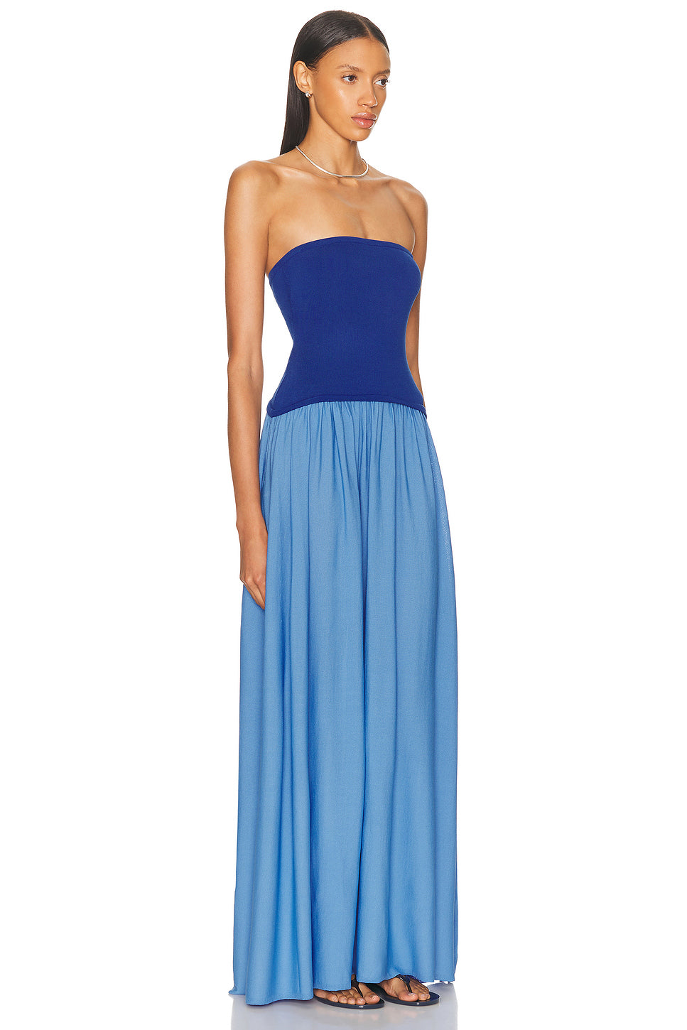 The Strapless Soglio Dress