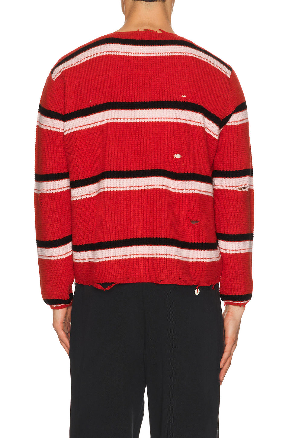 Friends Zip Up Waffle Sweater