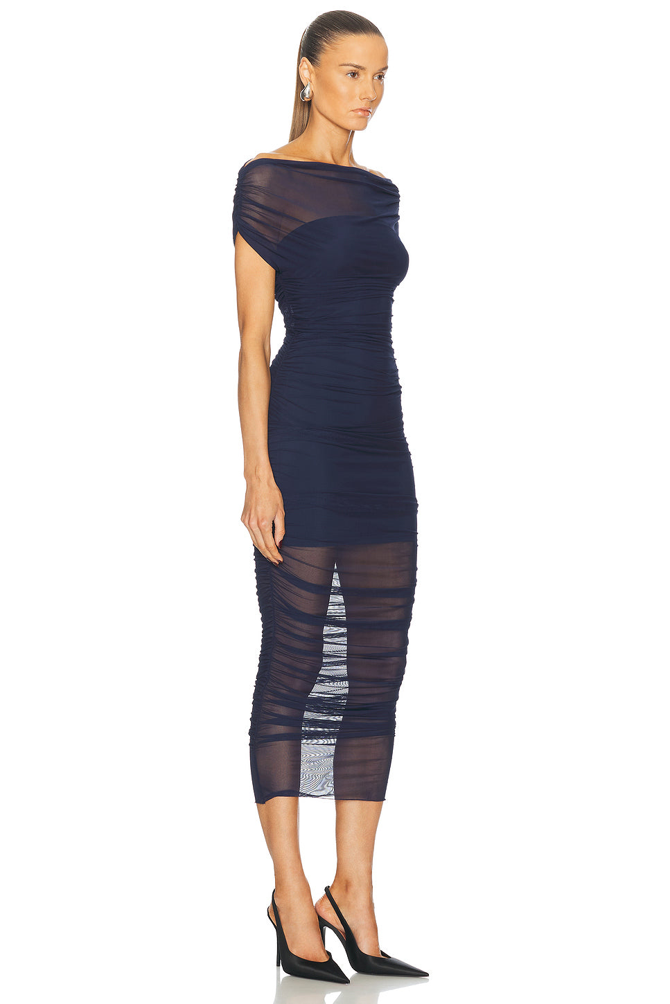 Noel Mesh Midi Dress