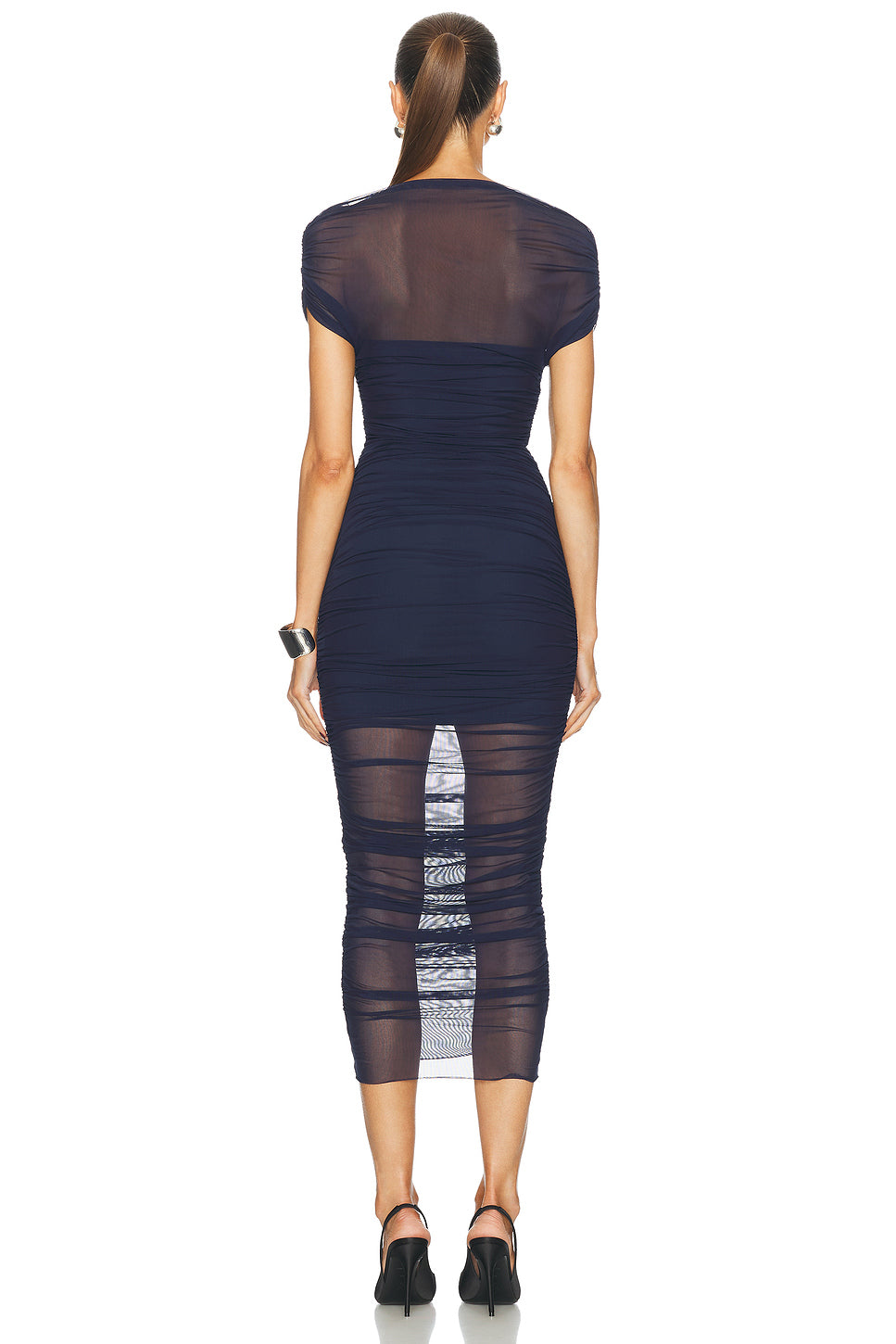Noel Mesh Midi Dress