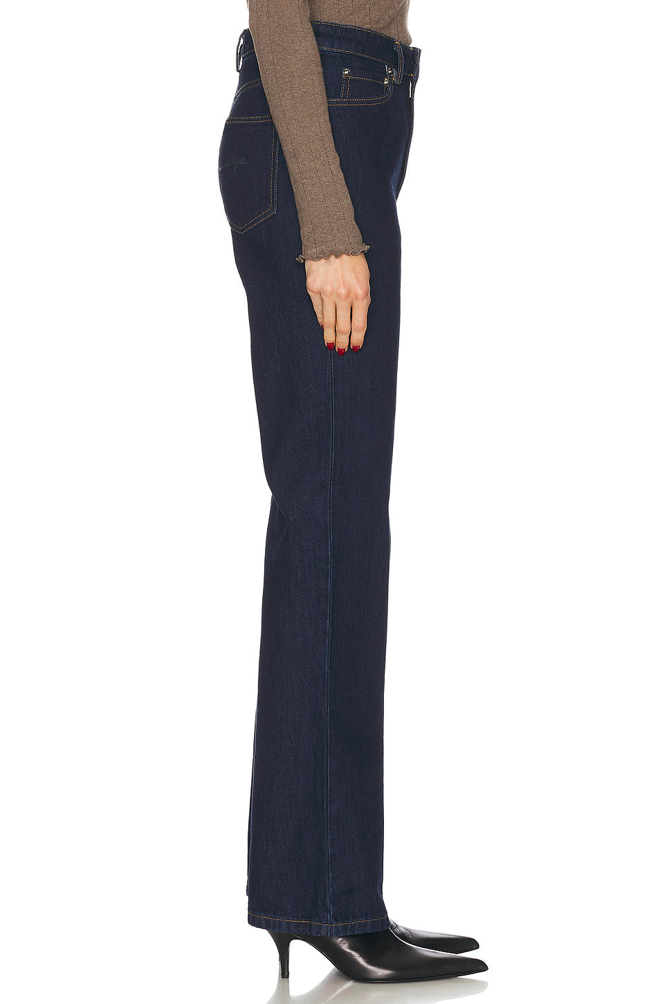 Brooklyn High Rise Straight Jeans