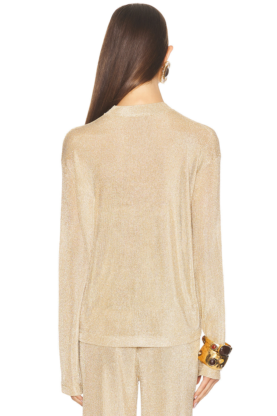 Hana Metallic Top