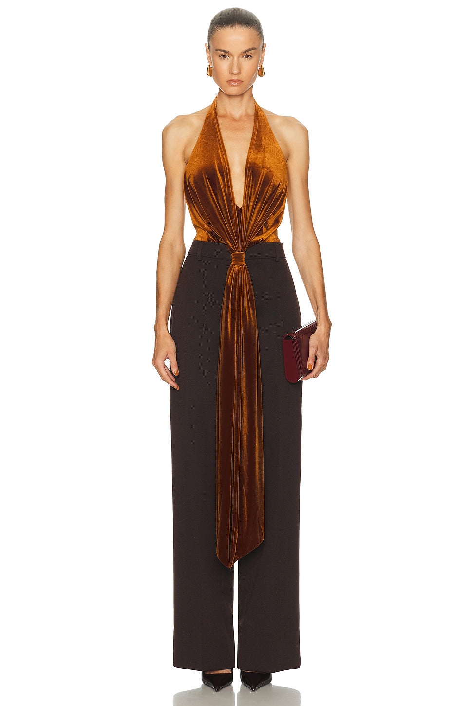 Vika Velvet Bodysuit
