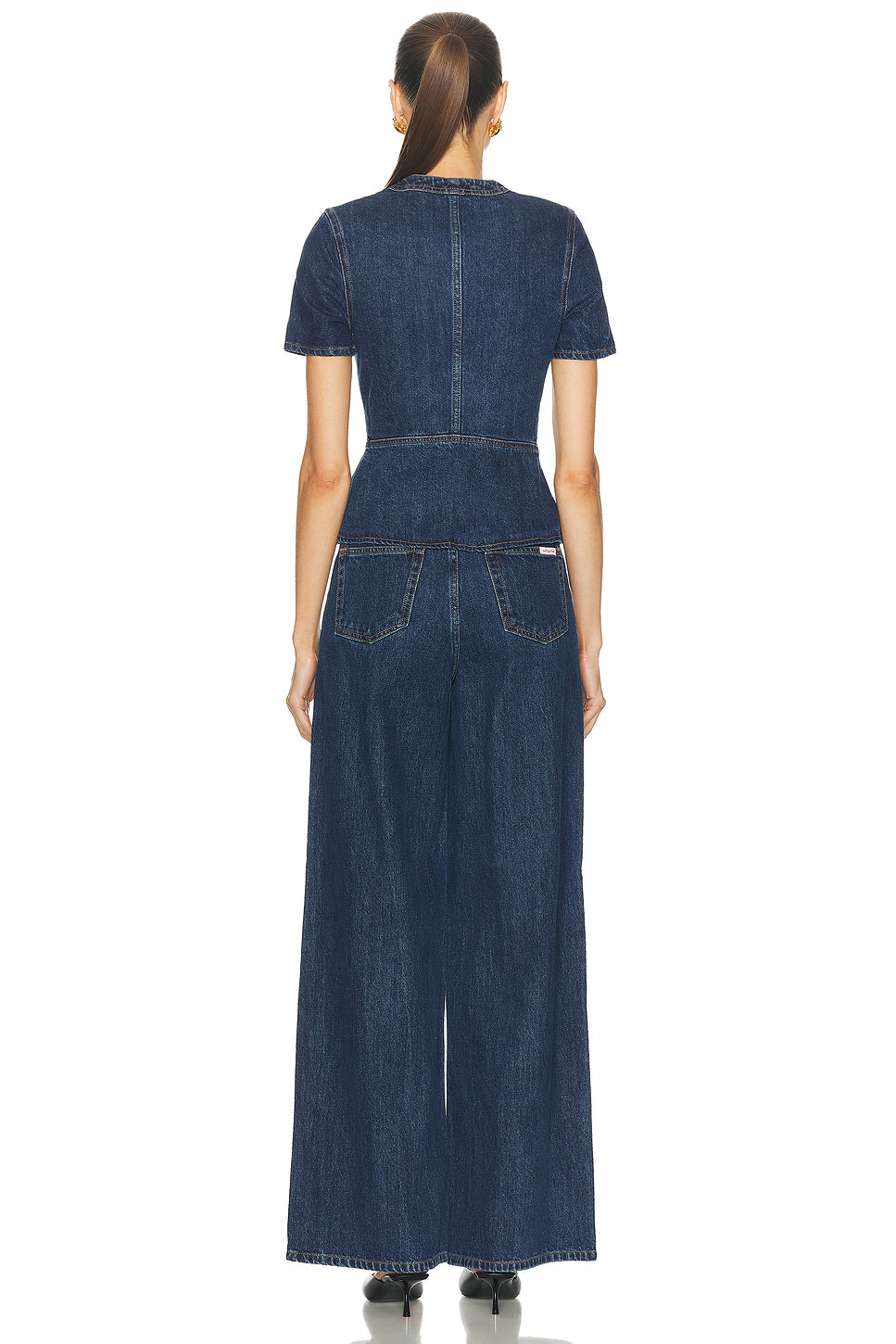 Denim Buttoned Jumpsuit