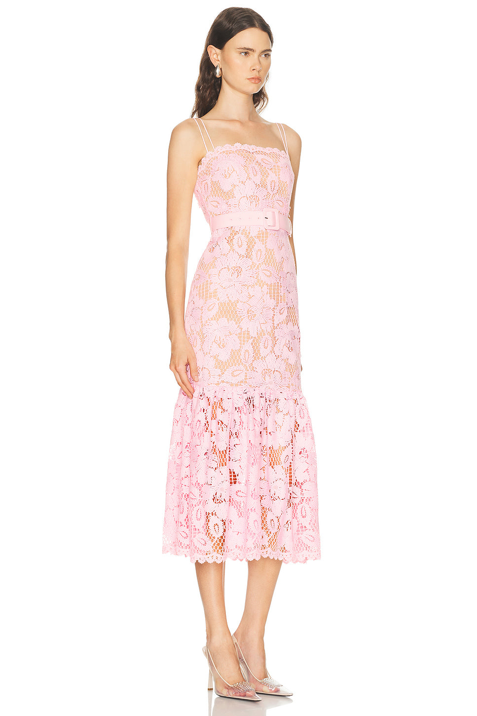 Crochet Lace Midi Dress