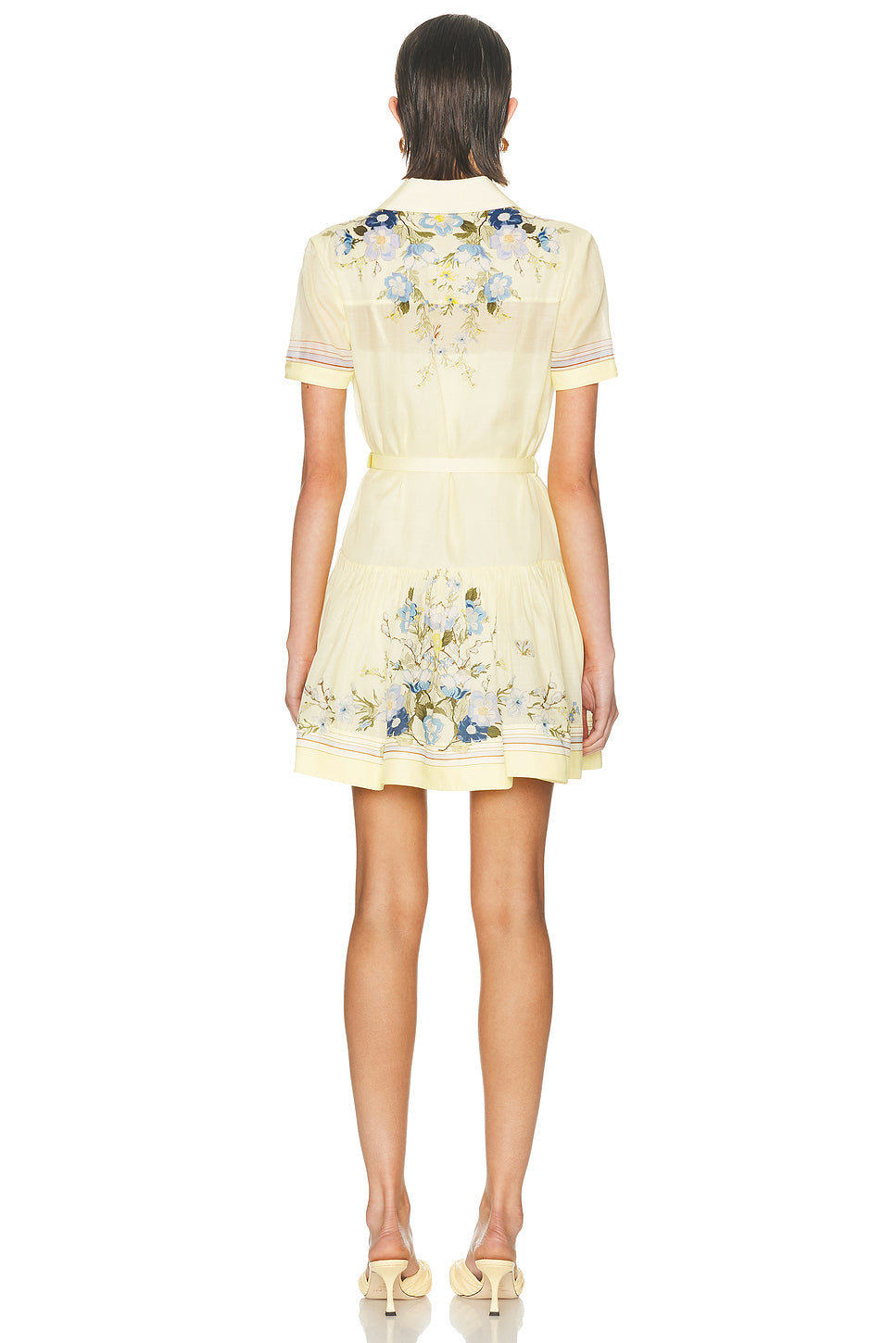 Floral Organza Mini Dress