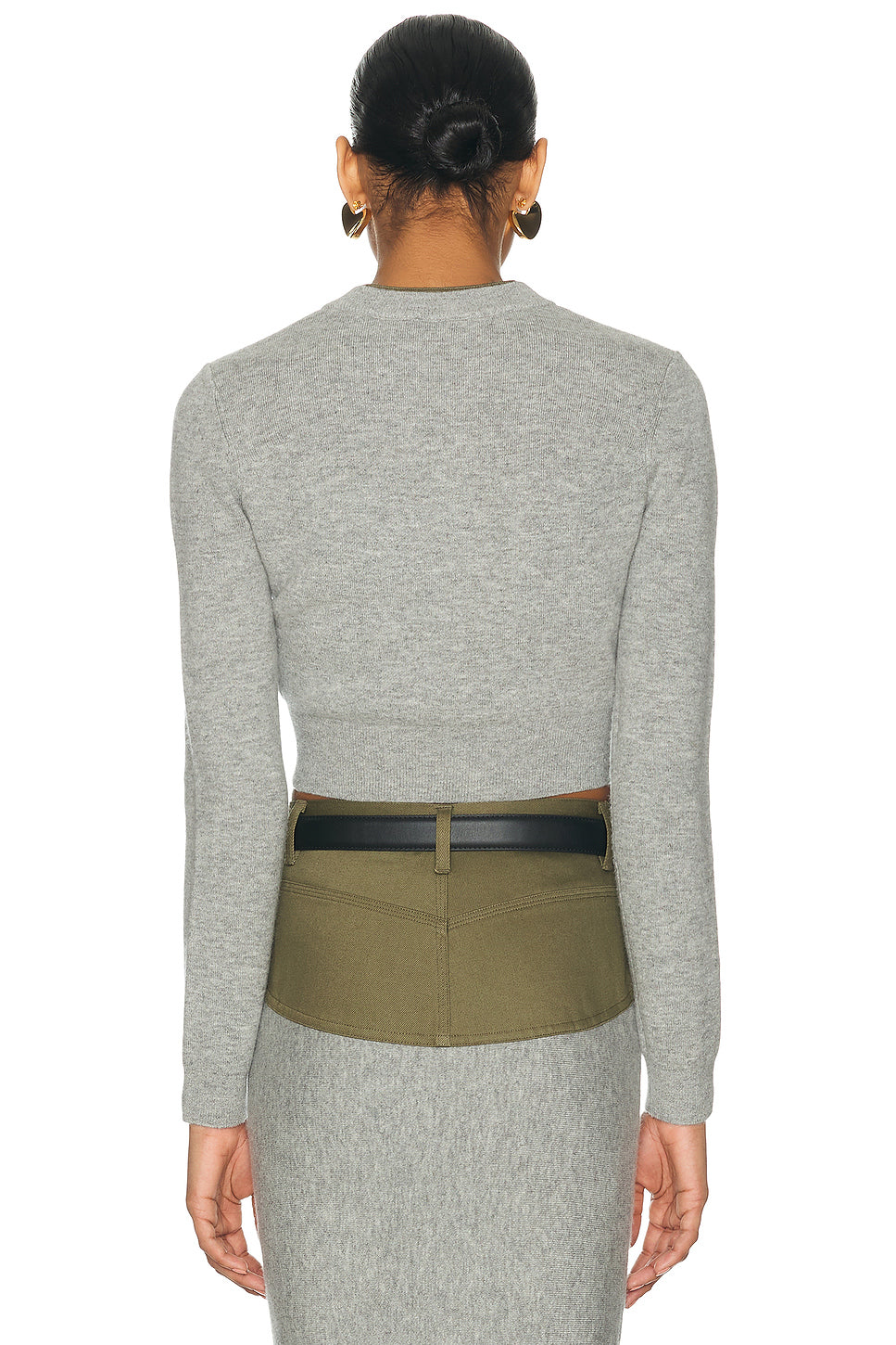 Contrast Placket Cardigan
