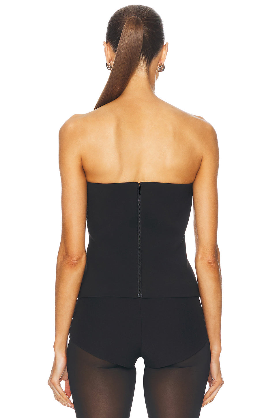 Crepe Bandeau Top
