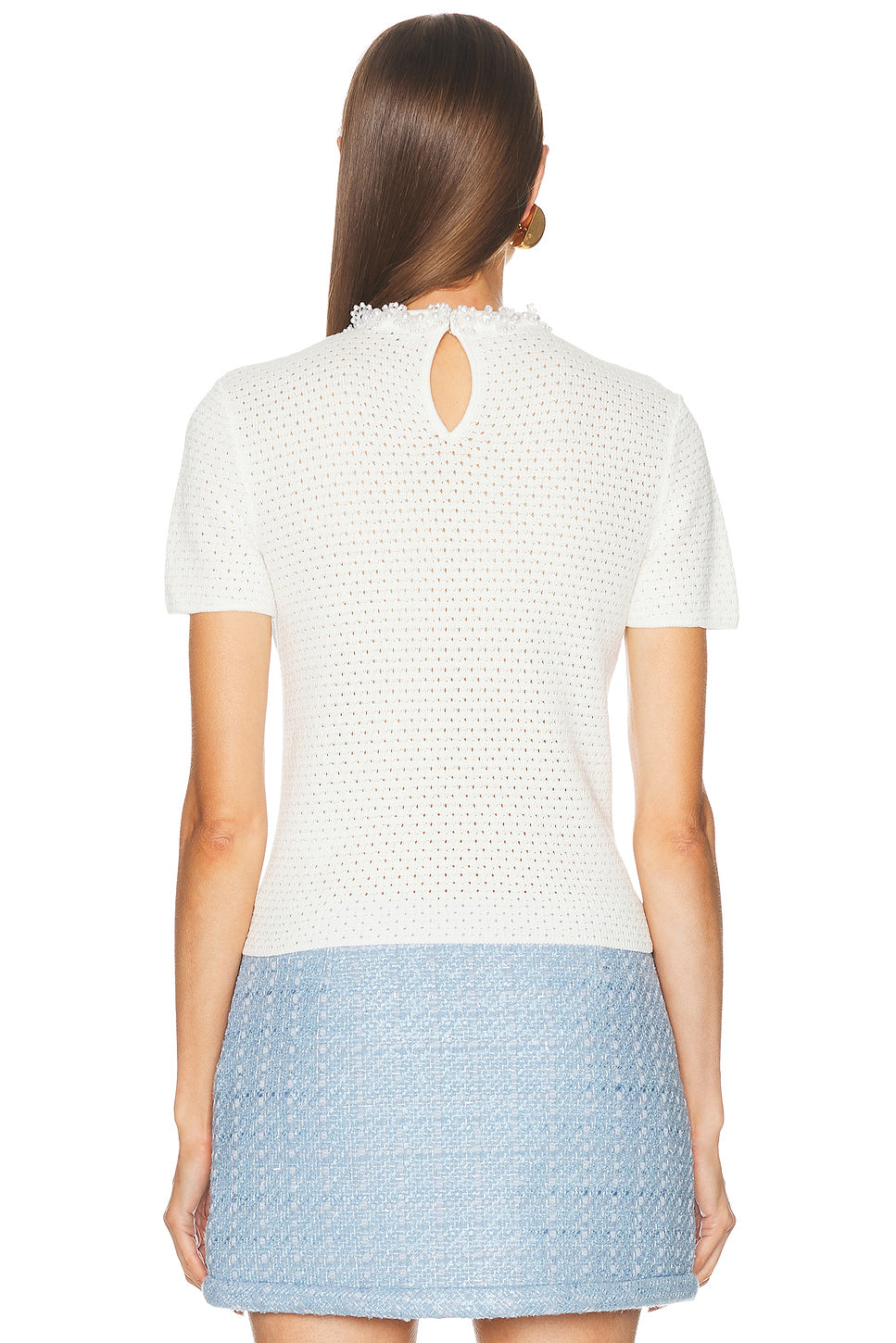 Pearl Trim Top