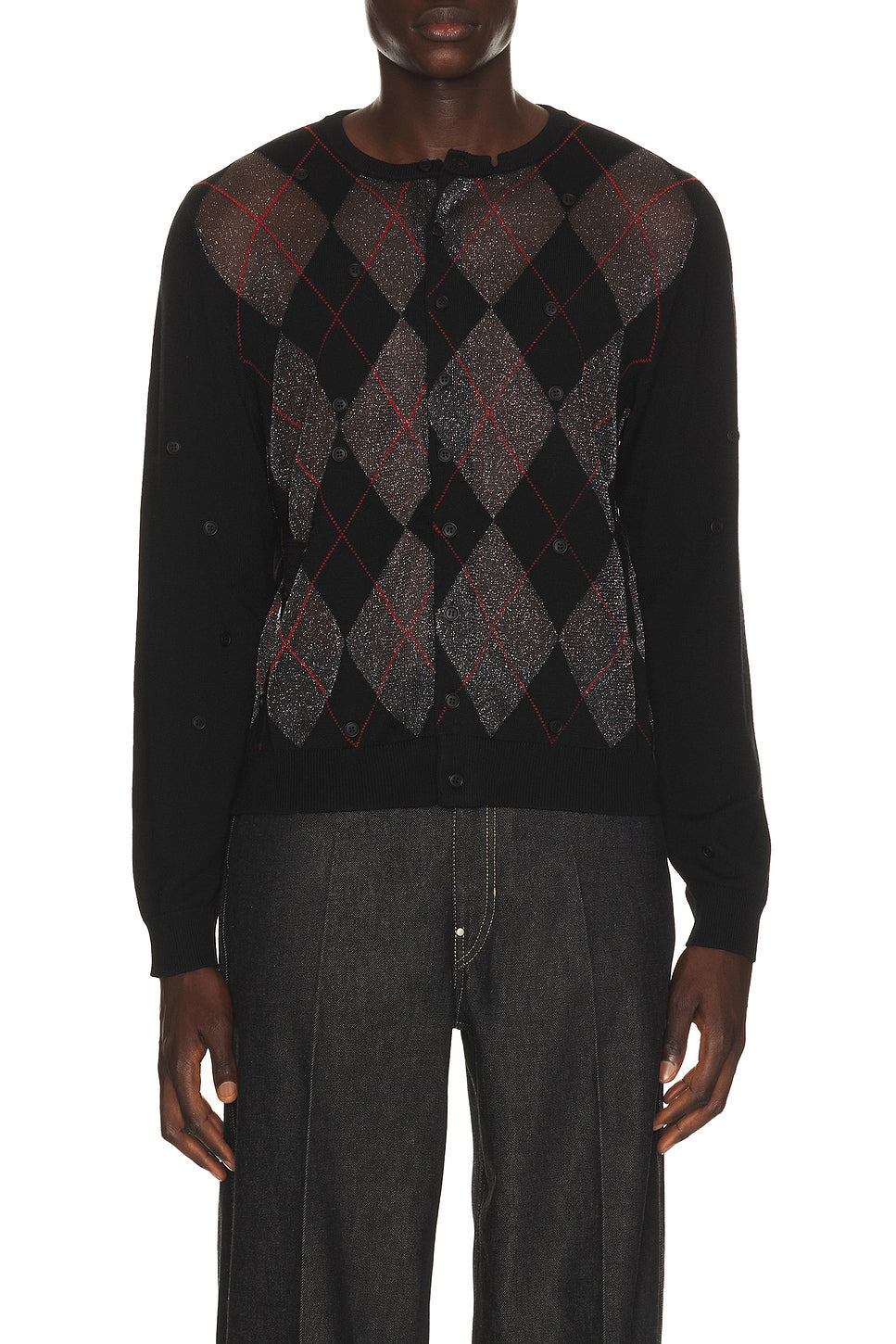 Black Knit Cardigan