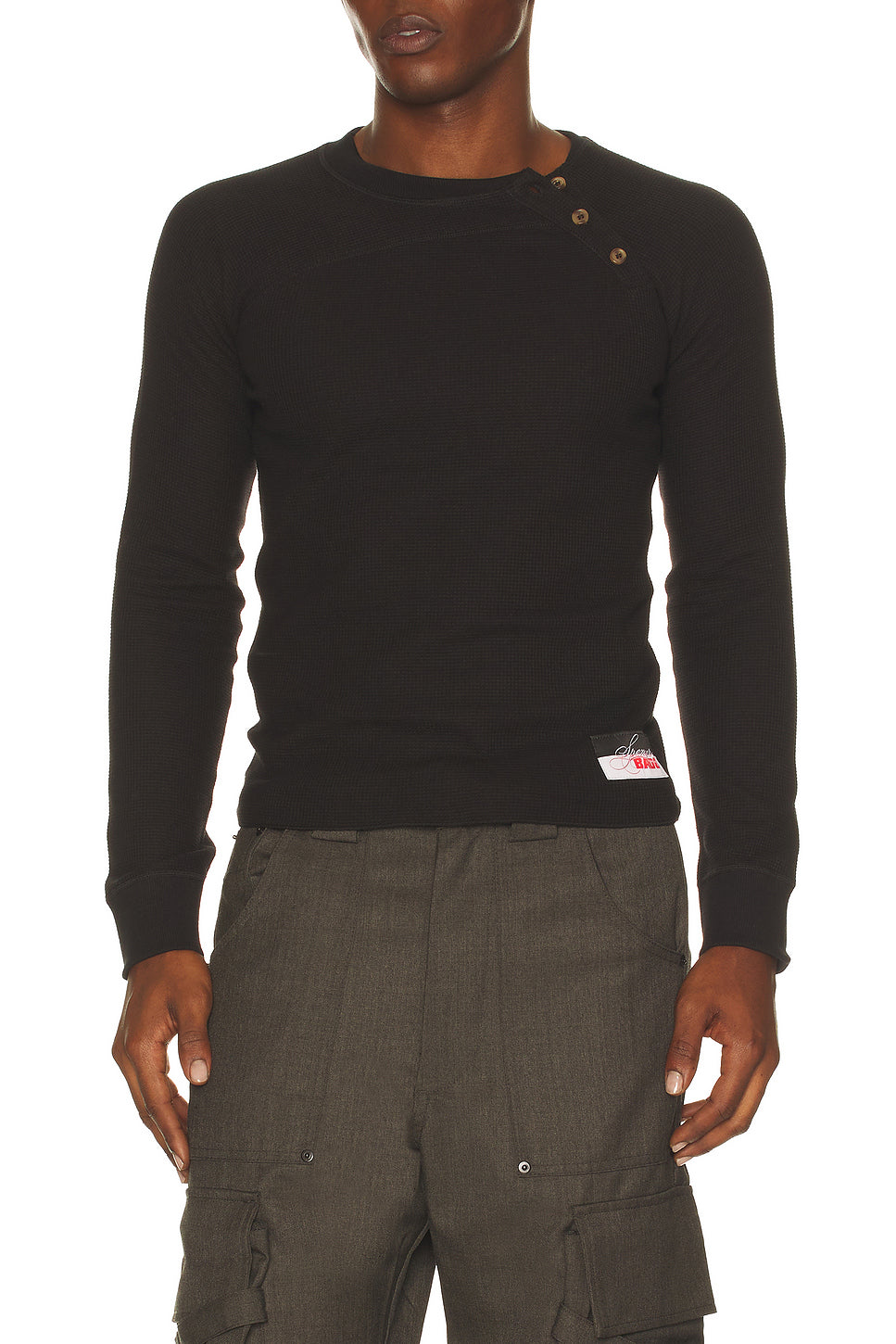 Red Layered Long Sleeve Tee
