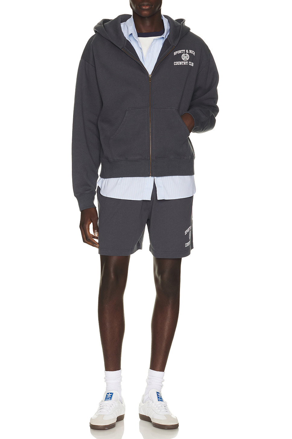 Varsity Crest Zip Hoodie