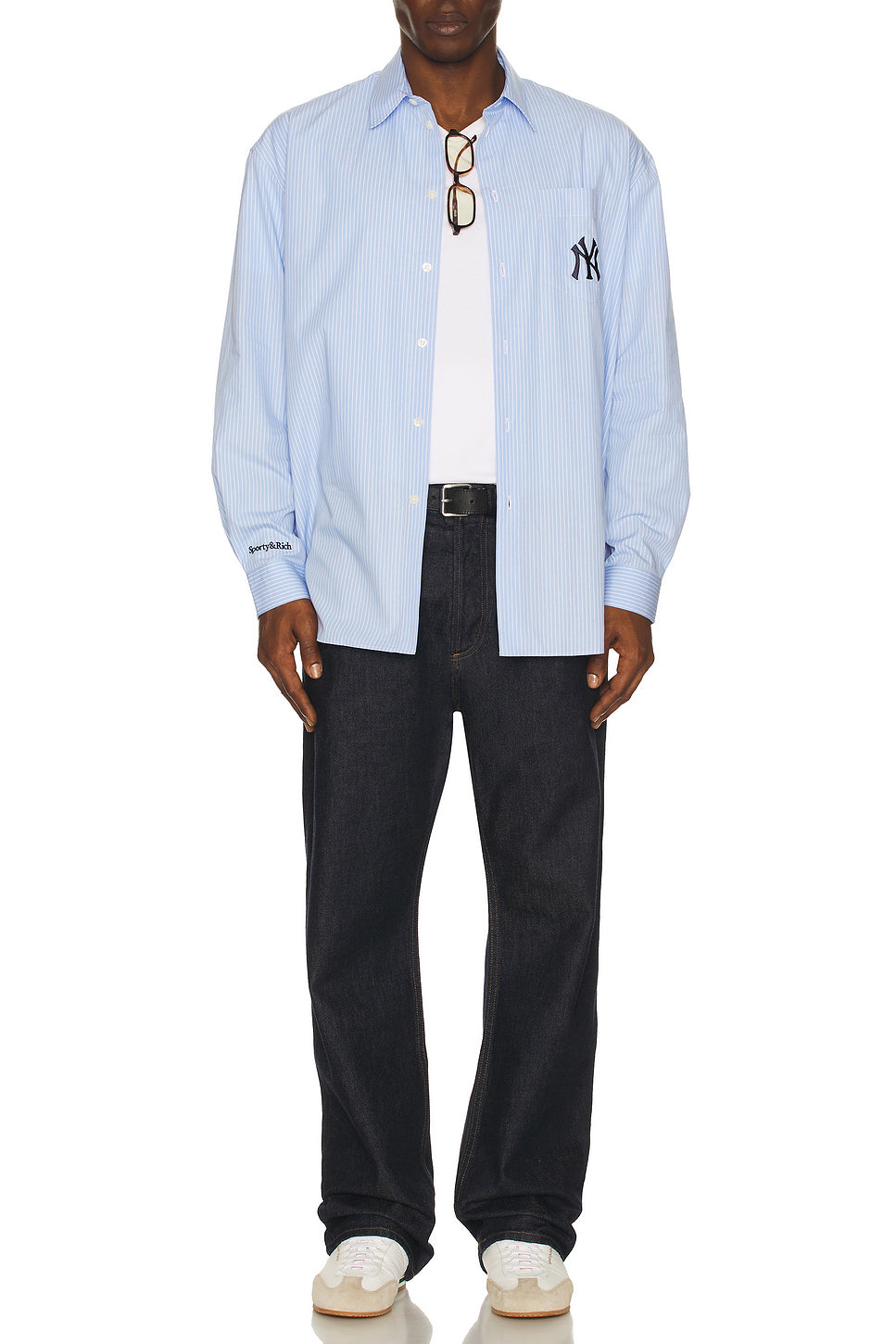 Heritage Yankees Serif Oversized Shirt