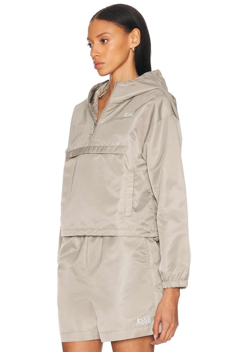 Runner Nylon Quarter Zip Sweatshirt