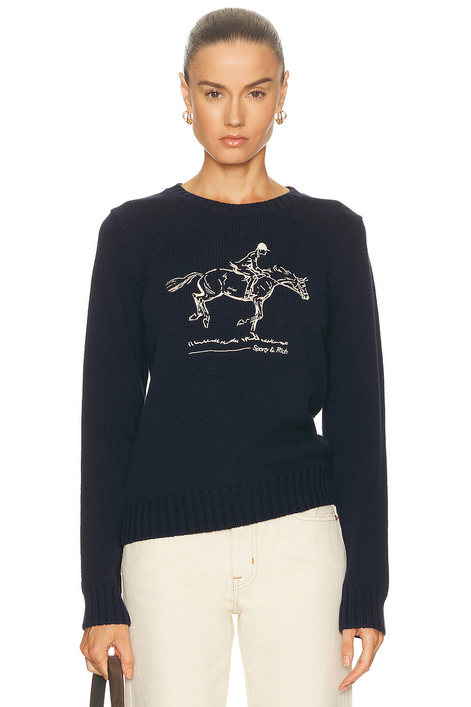 Horse Knitted Sweatshirt