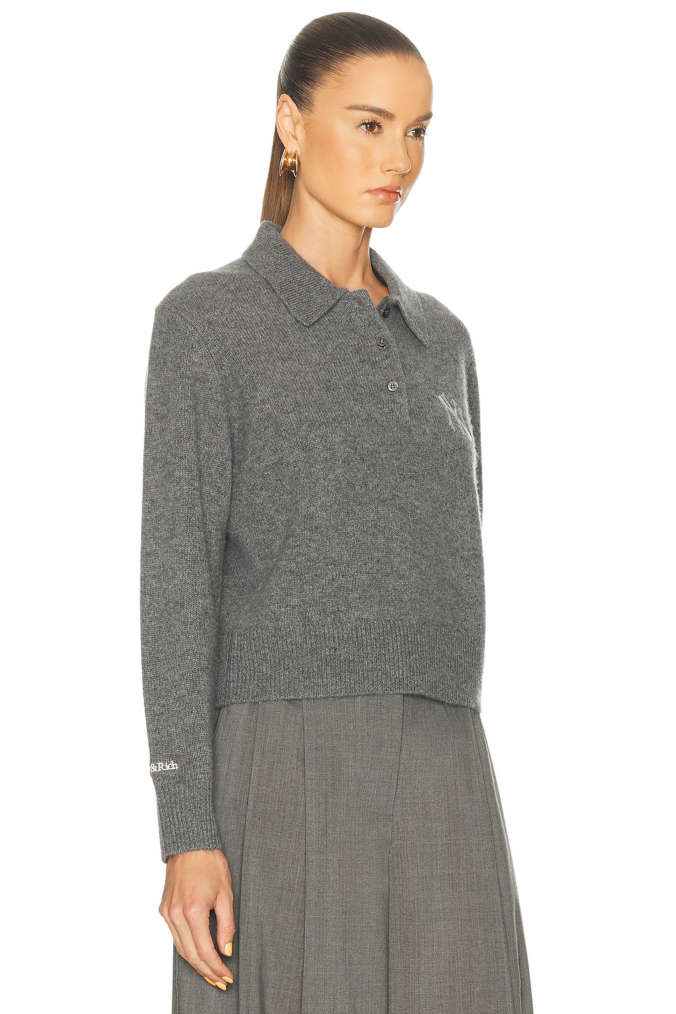 Heritage Yankees Serif Cashmere Polo Sweater