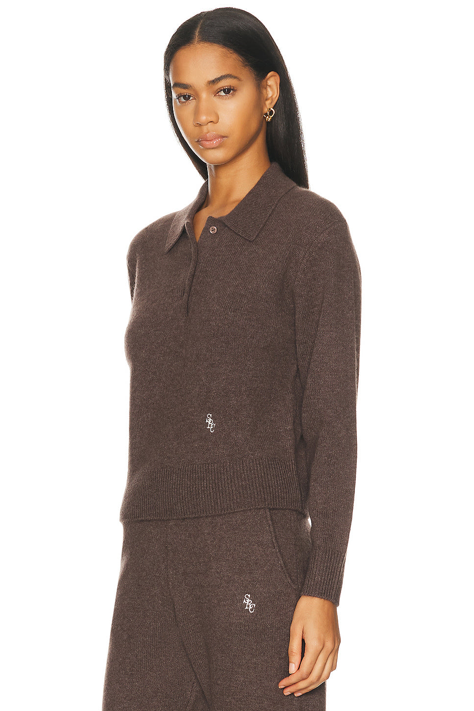 SRC Cashmere Polo Sweater