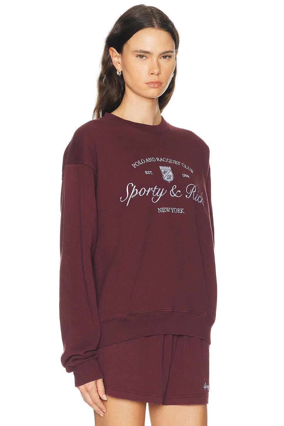 Syracuse Embroidered Crewneck Sweatshirt