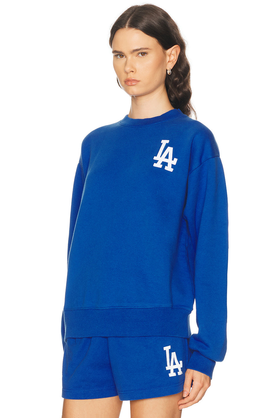 x Dodgers LA Serif Crewneck Sweatshirt