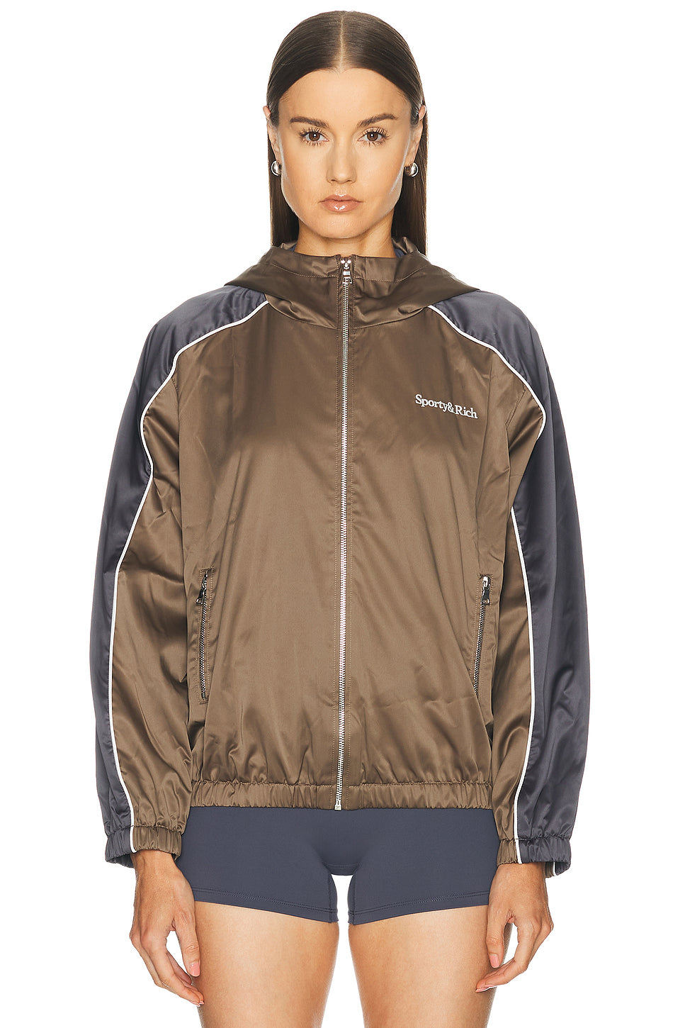 Serif Logo Gym Jacket