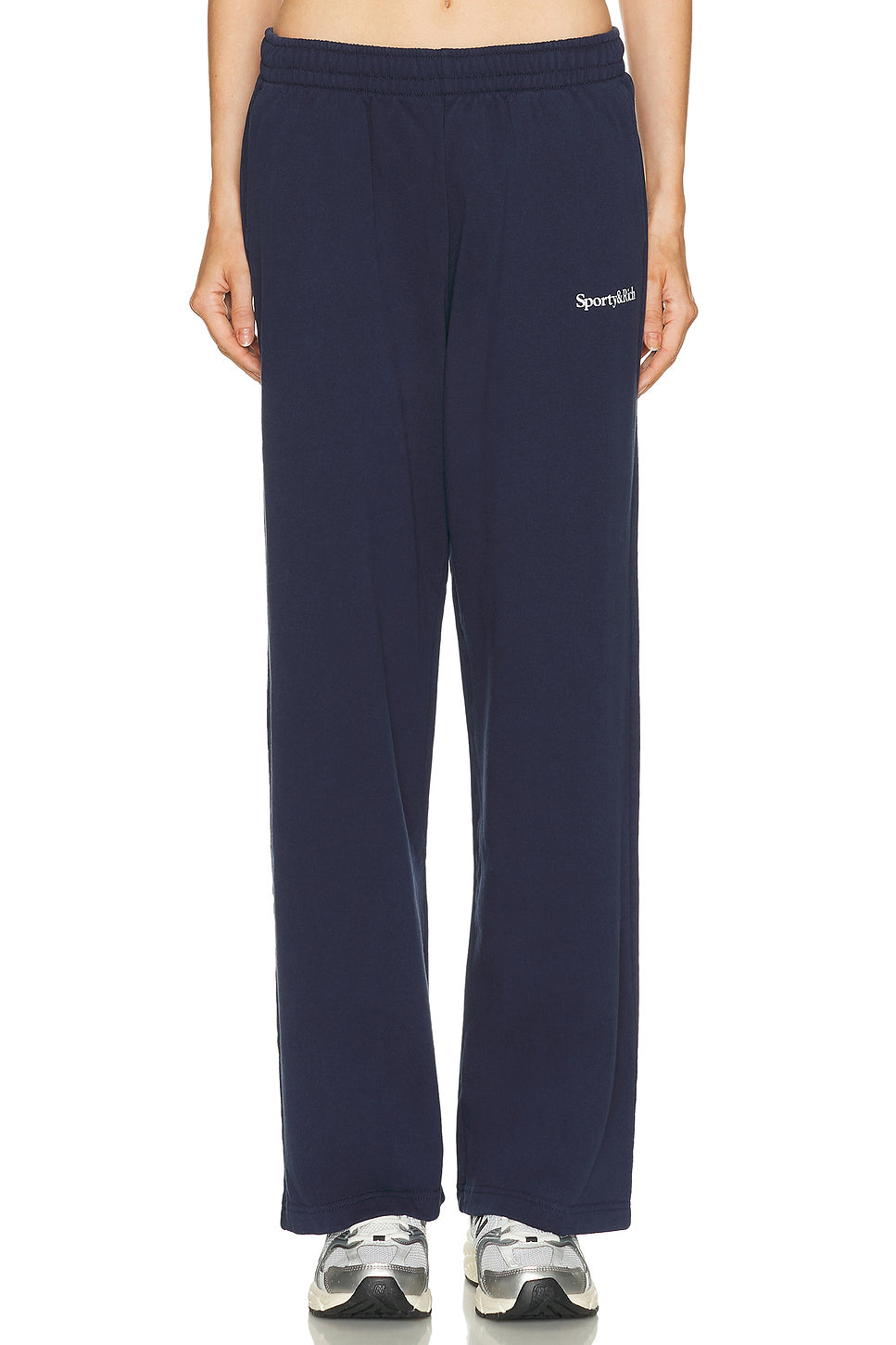 Serif Logo Wide Sweatpant