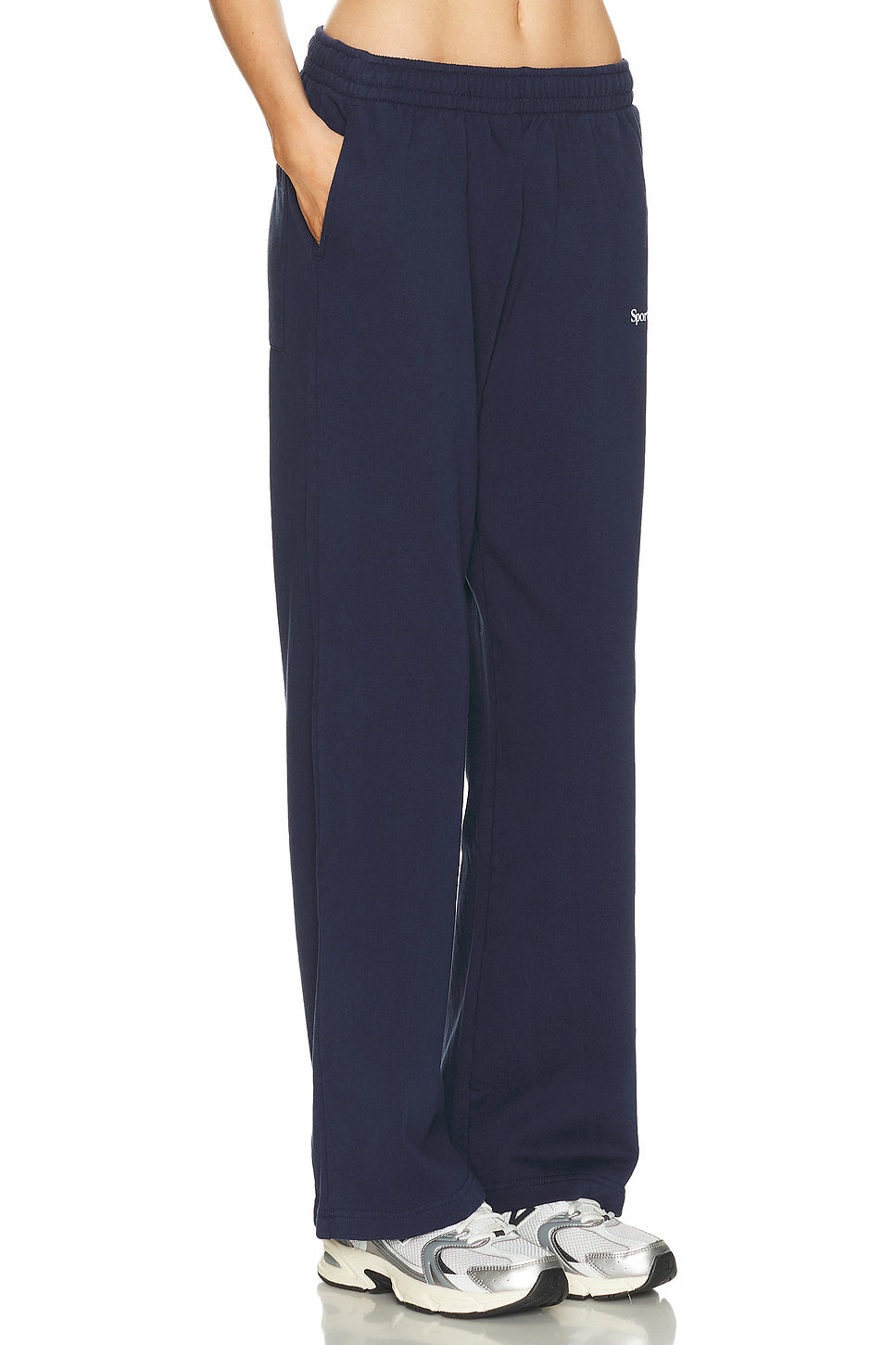 Serif Logo Wide Sweatpant