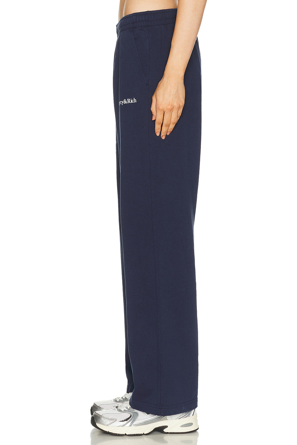 Serif Logo Wide Sweatpant