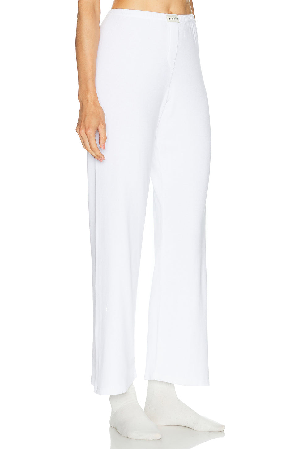 Signature Logo Ribbed House Pant