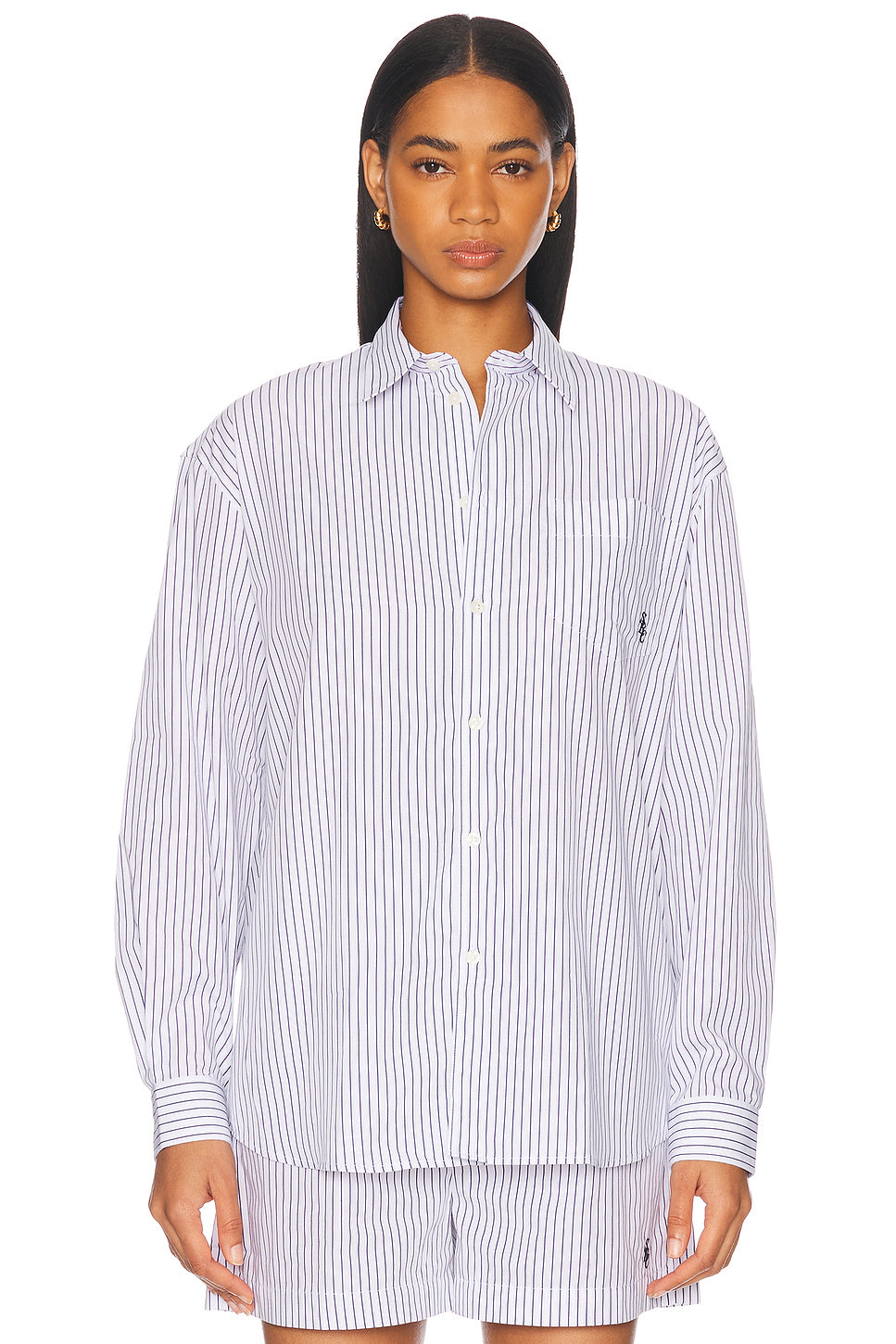 Oversized Button Down Top