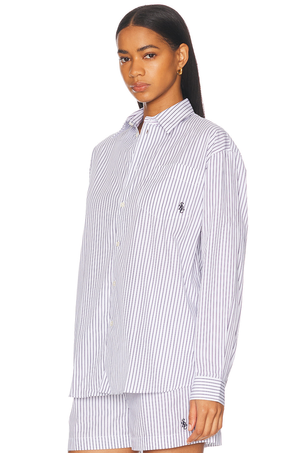 Oversized Button Down Top