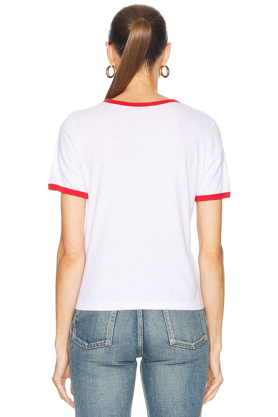 Beverly Hills Crest Soft Ringer Tee