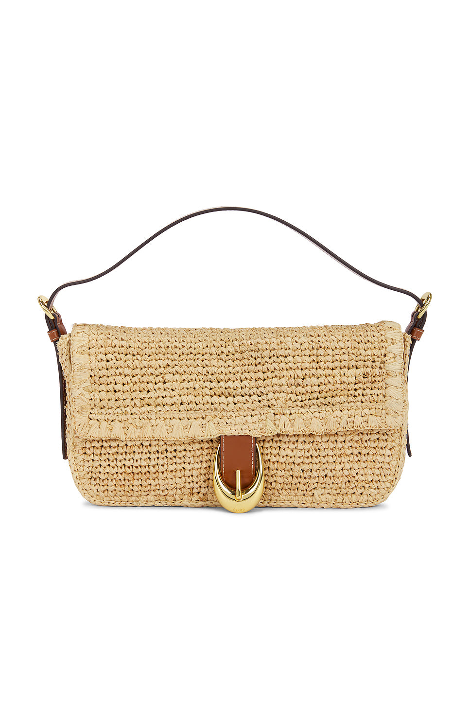 Harlow Raffia Shoulder Bag