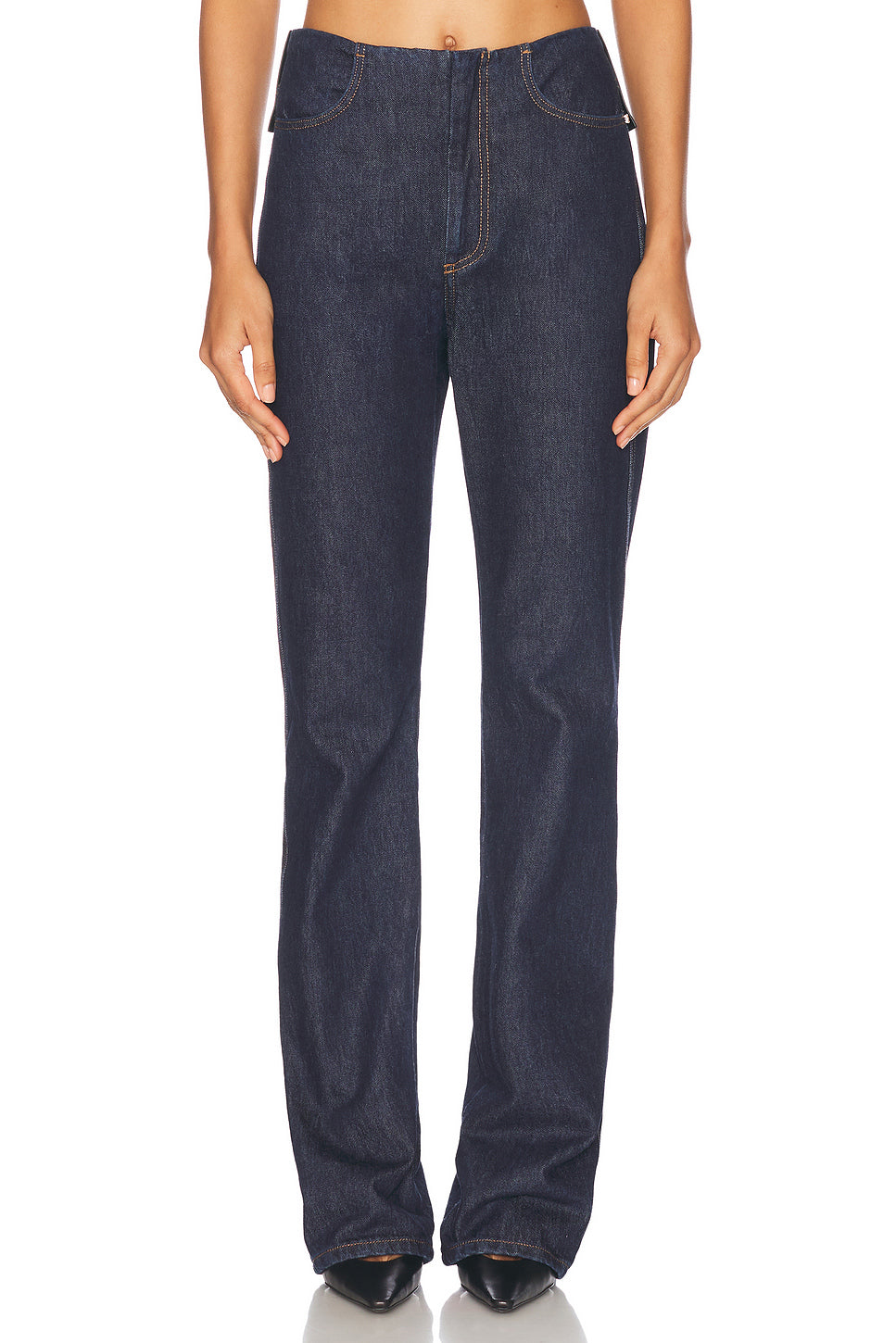 Aligi Split Hem Leg Jeans
