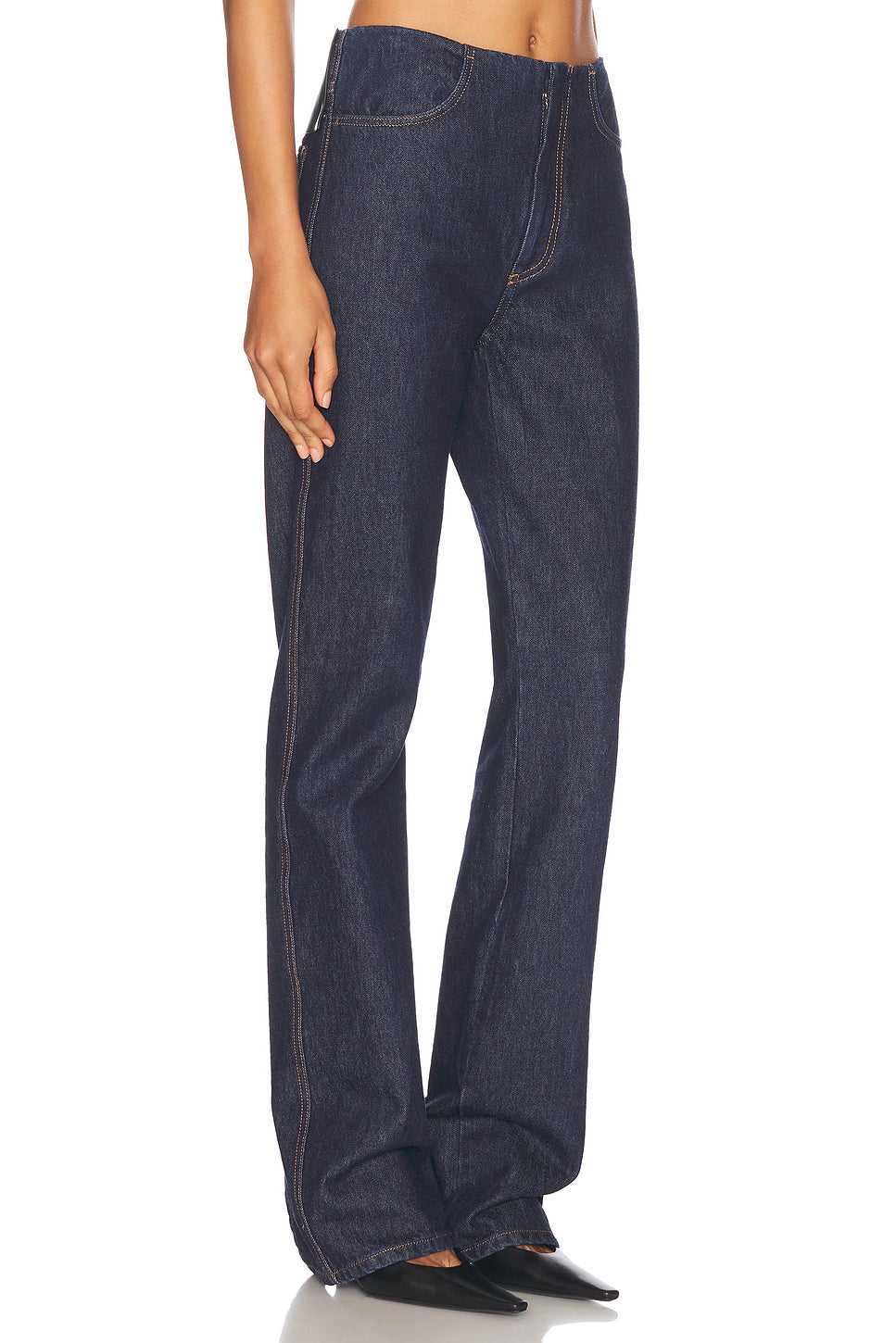 Aligi Split Hem Leg Jeans